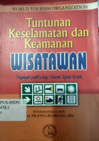 Image of Tuntunan Keselamatan dan Keamanan Wisatawan